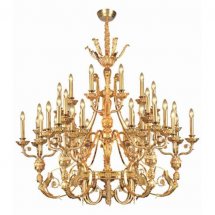 Đèn Chùm Đồng Nến 