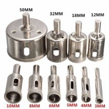 Mũi khoan kiếng,kính,đá gạch men,thuỷ tinh đủ kích thước