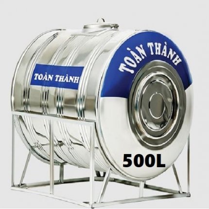 Bồn Nước Ngang 500l Inox Toàn Thành