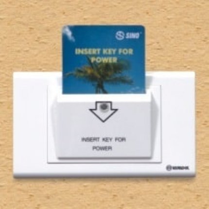 Công tắc dùng thẻ S18 có đèn báo