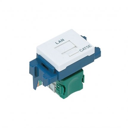 ổ cắm mạng 5E Full color NRV3160W