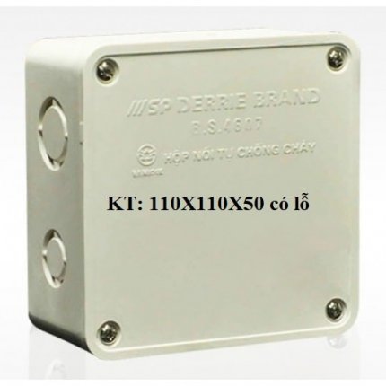 Hộp Nối Dây 110x110x50 có lỗ Sino