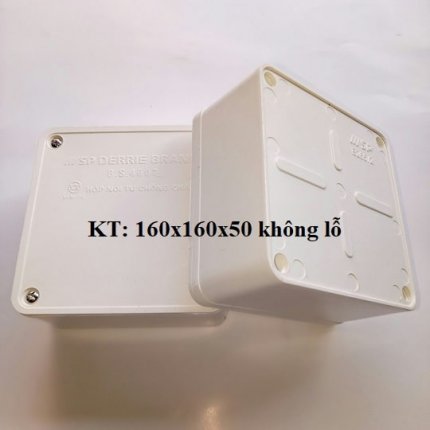 Hộp Nối Dây 160x160x50 không lỗ Sino