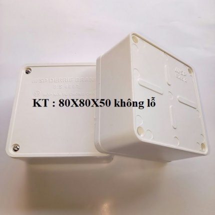 Hộp Nối Dây 80x80x50 không lỗ Sino