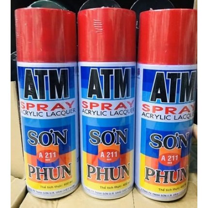 Sơn xịt ATM Màu Đỏ