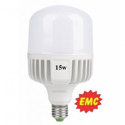 Bóng led trụ nhôm duhal 15W 