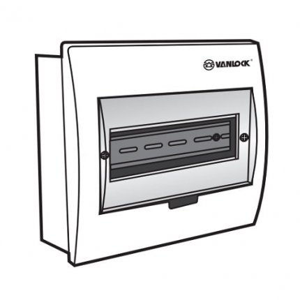 Tủ điện nhựa âm tường SINO