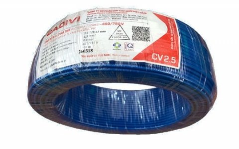 Dây điện 2.5 Cadivi giá bao nhiêu? Cập nhật mới nhất cho thợ & nhà thầu