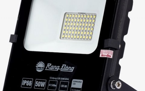 Đèn pha led chuẩn IP66 của Rạng Đông: Chọn đúng, lắp chuẩn, sáng bền