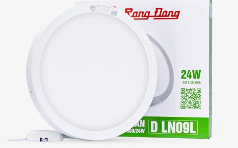 Đèn LED Panel Ốp Trần Rạng Đông 12W: Chọn Đúng, Lắp Chuẩn