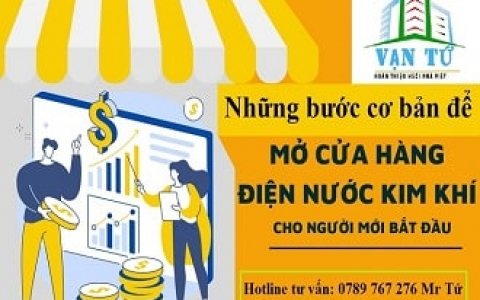 các bước để mở cửa hàng điện nước hiệu quả