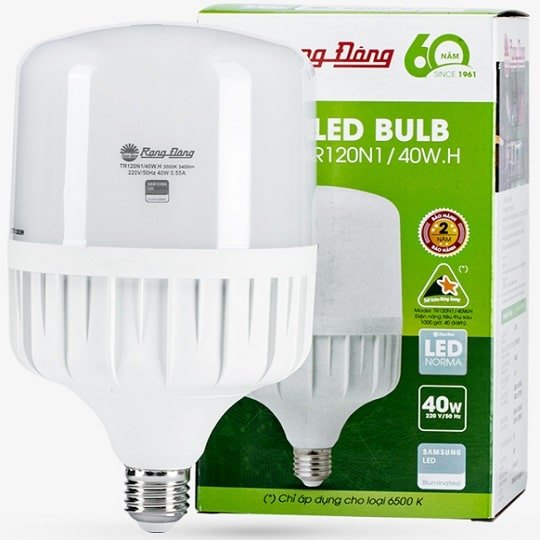 Bóng trụ 40w rạng đông