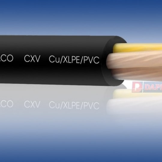 CÁP ĐIỆN LỰC RUỘT ĐỒNG CÁCH ĐIỆN XLPE CXV - 0,6/1kV daphaco