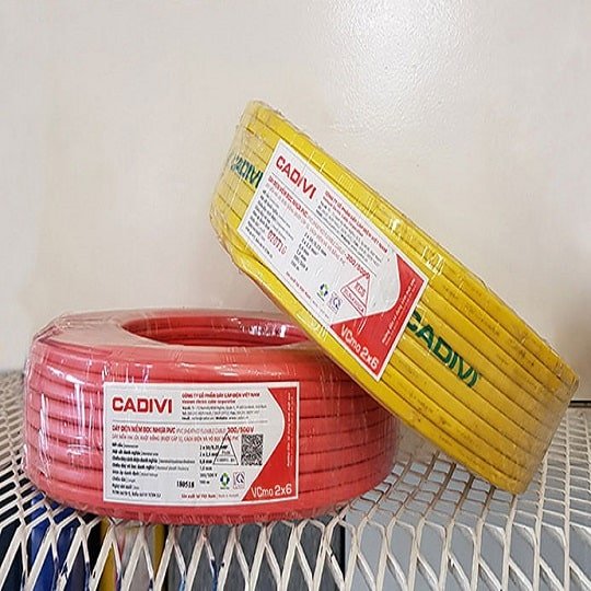 Dây điện Vcmo 2x6.0 Cadivi