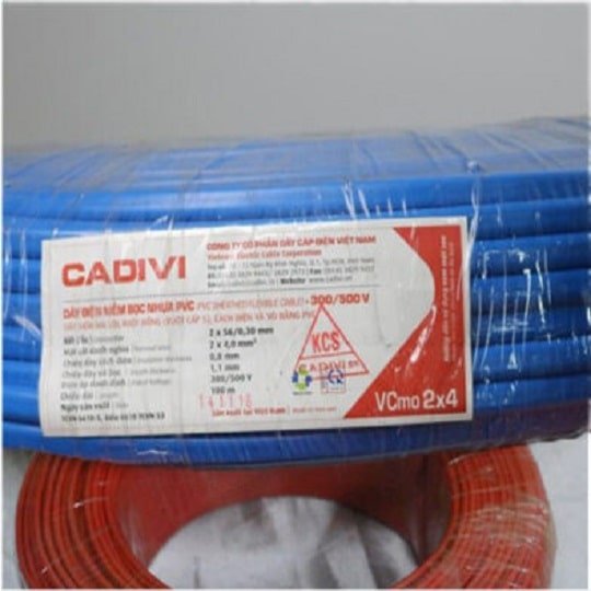 Dây điện Vcmo 2x4.0 Cadivi