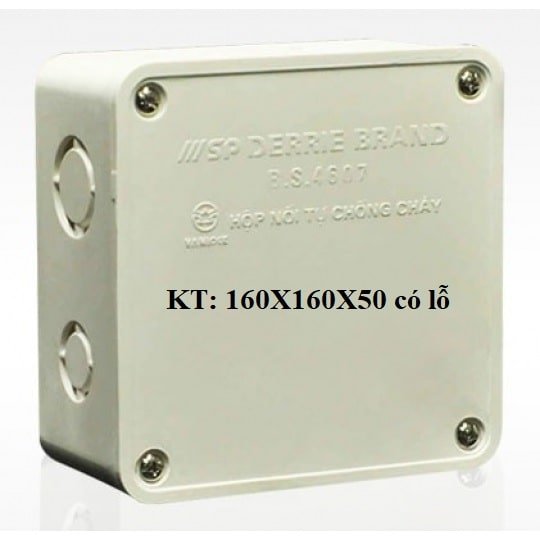 Hộp Nối Dây 160x160x50 có lỗ Sino