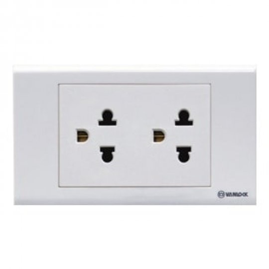 Ổ cắm đôi 3 chấu S18UE2