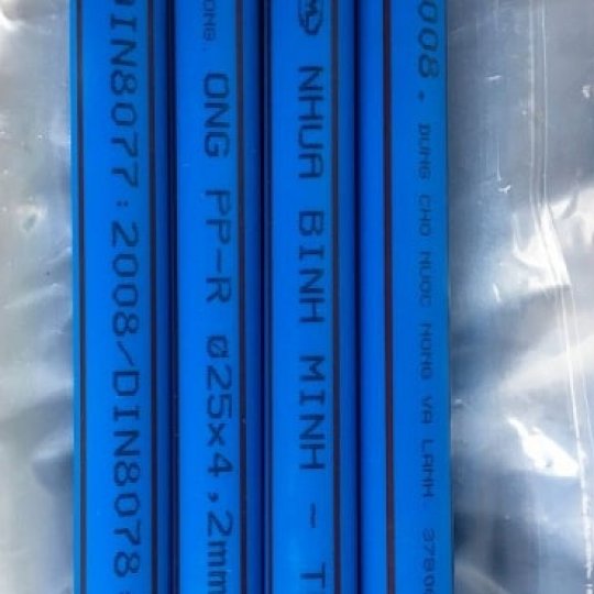 ống nước nóng 25 ppr bình minh