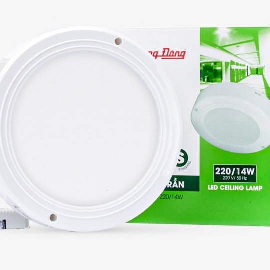 Đèn LED Ốp trần Mỏng Tròn Rạng Đông