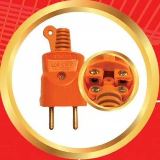 Phích cắm chịu tải màu cam