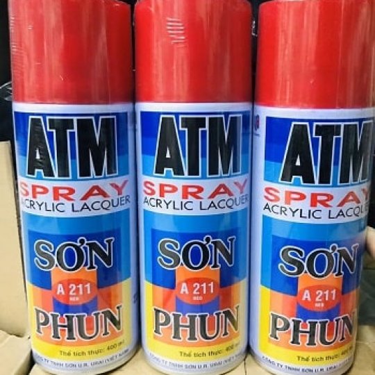 Sơn xịt ATM Màu Đỏ