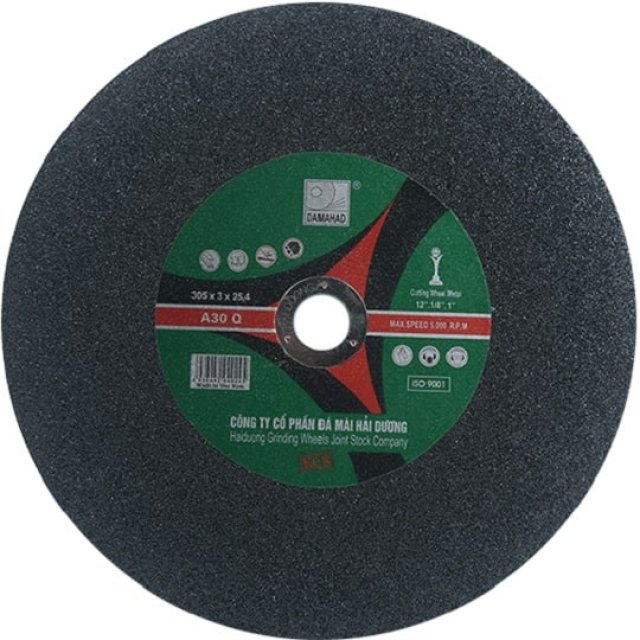 Đá cắt sắt 305mm đen hải dương