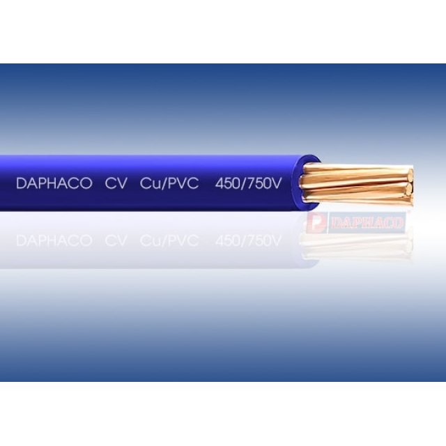 Dây cáp CV daphaco - 600V - 0,6/1kV DÂY CÁP ĐƠN 7 SỢI, RUỘT ĐỒNG CÁCH ĐIỆN PVC