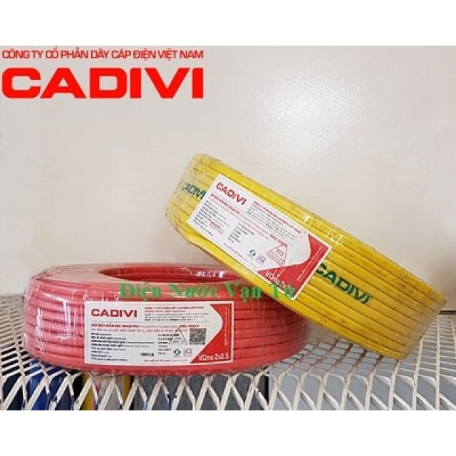 Dây điện cadivi vcmo 2x2.5