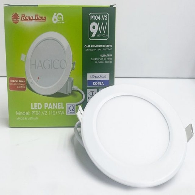 đèn led panel đổi màu 9w