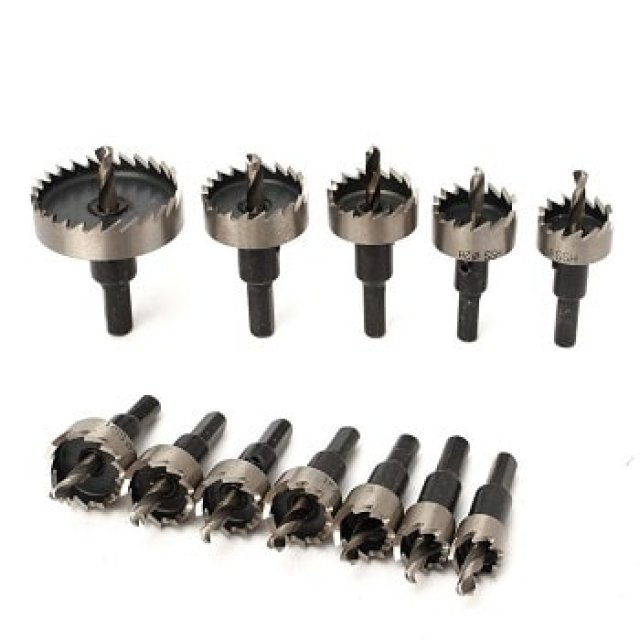 Mũi Khoét Lỗ Sắt Đủ Thích Cỡ