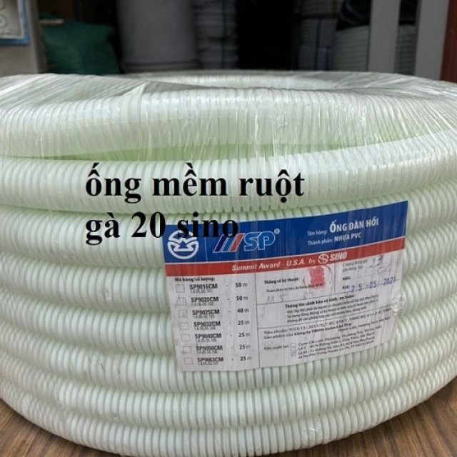 ống ruột gà 20 sino