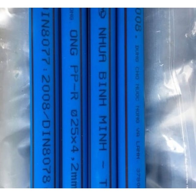 ống nước nóng 25 ppr bình minh