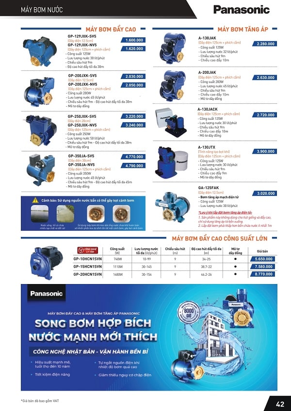 bang gia panasonic 44