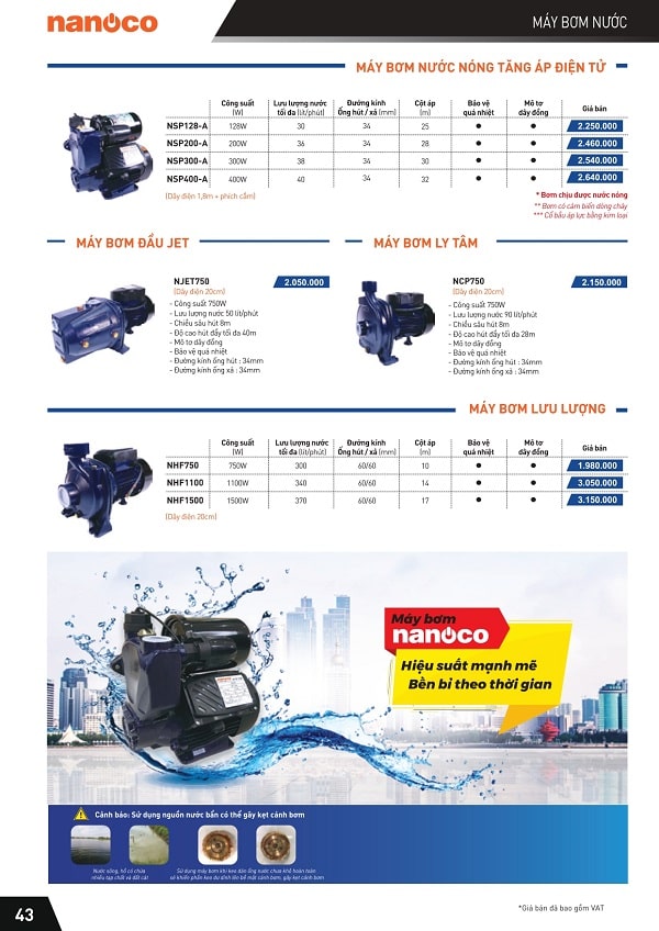 bang gia panasonic 45