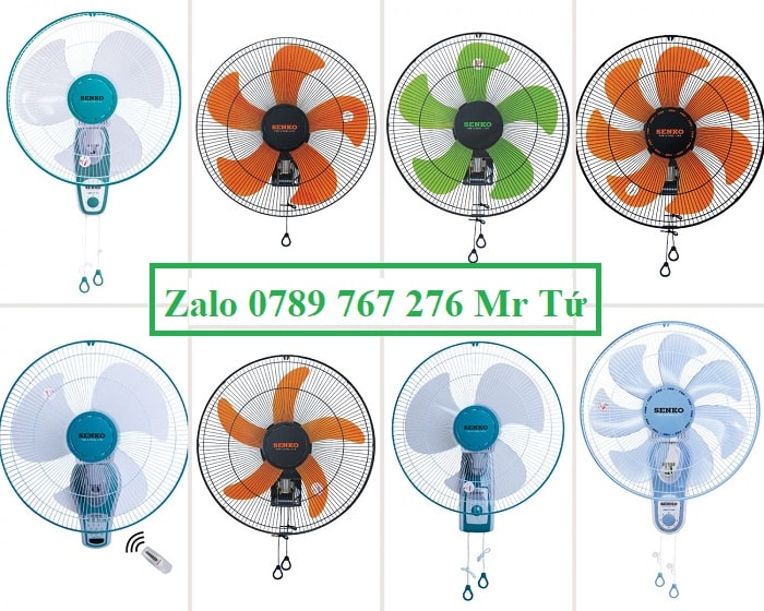các mẫu quạt treo tường senko
