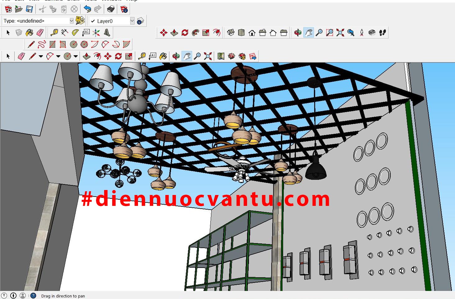 cửa hàng điện nước mô phỏng