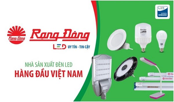 đèn led rạng đông
