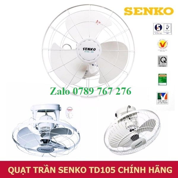 quạt trần đảo senko td105